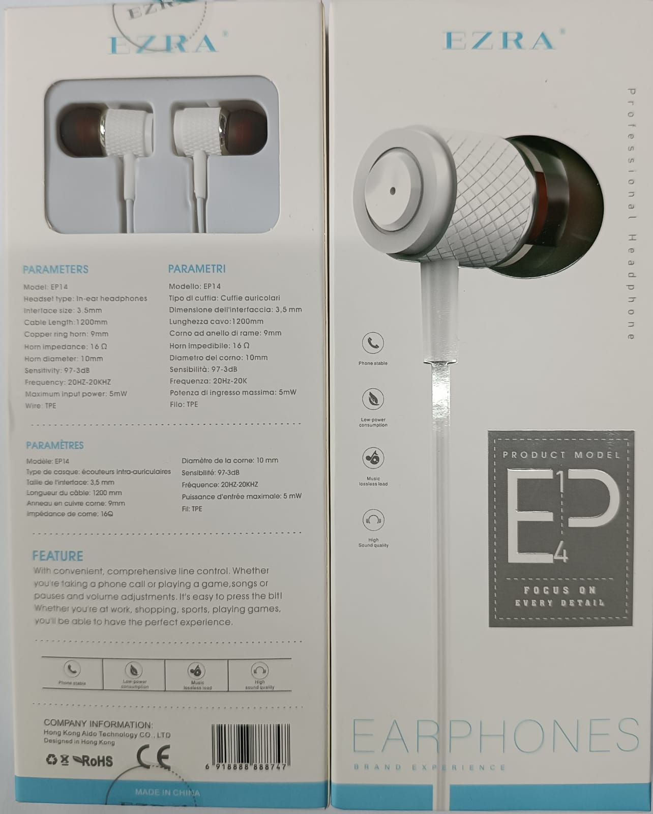 Auriculares Cable EP14